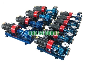 Bơm ly tâm dầu tải nhiệt RY100-65-200A cột áp 44 m, lưu lượng 94 m3/h, công suất 22 kW
